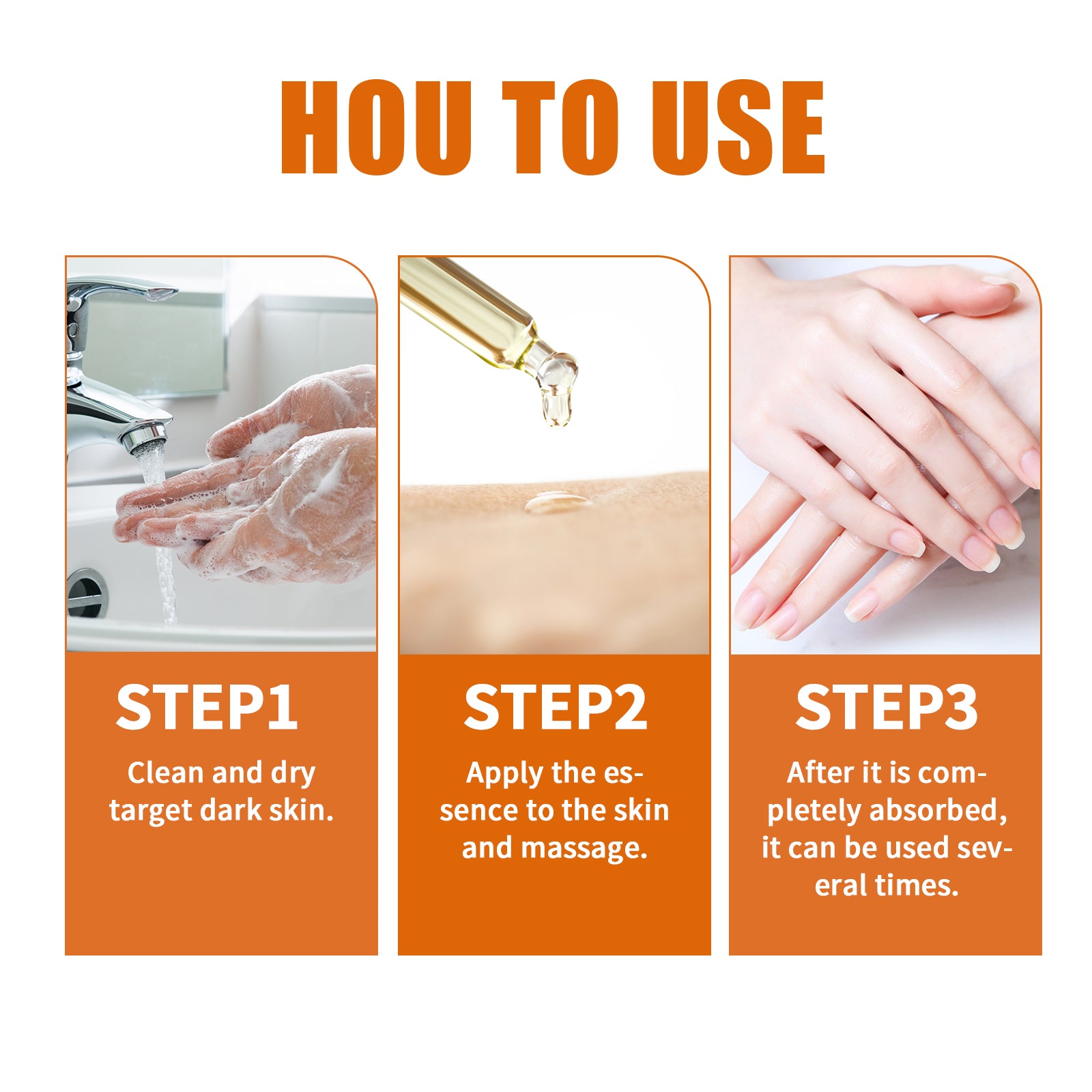 Acanthosis Nigricans Repair Essence, Brightening Skin Repair Skin Beauty Essence Underarm Joint Black Whitening - Korvel