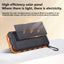 Premium Ultra Thin Solar Power Bank 20000mAh with Compass