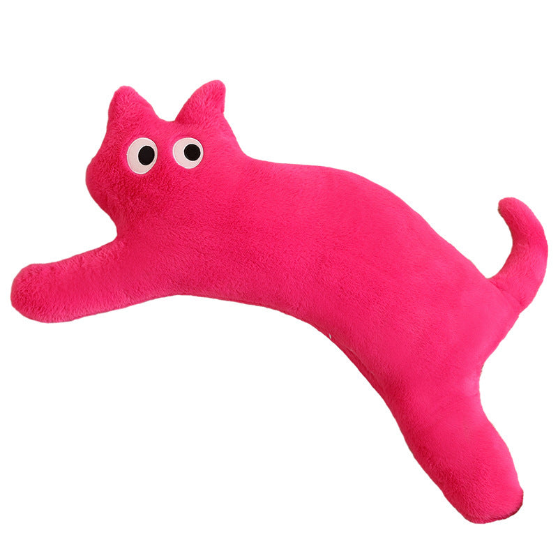 Dopamine Long Bar Cat Pillow Cat Plush Toy Living Room Cushion - Korvel