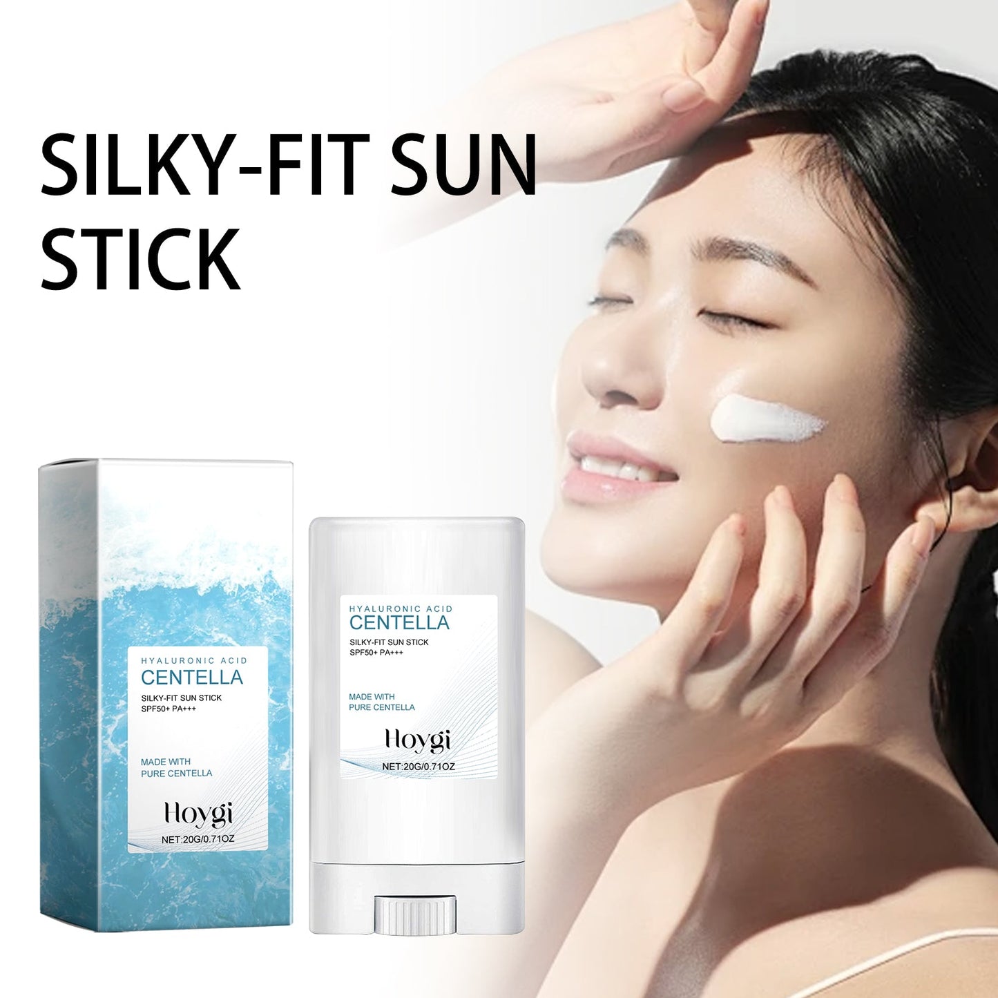 Silky-Fit Sun Stick, Gentle Moisturizing And Isolating Uv Protection To Repair Sunburned Red Skin - Korvel