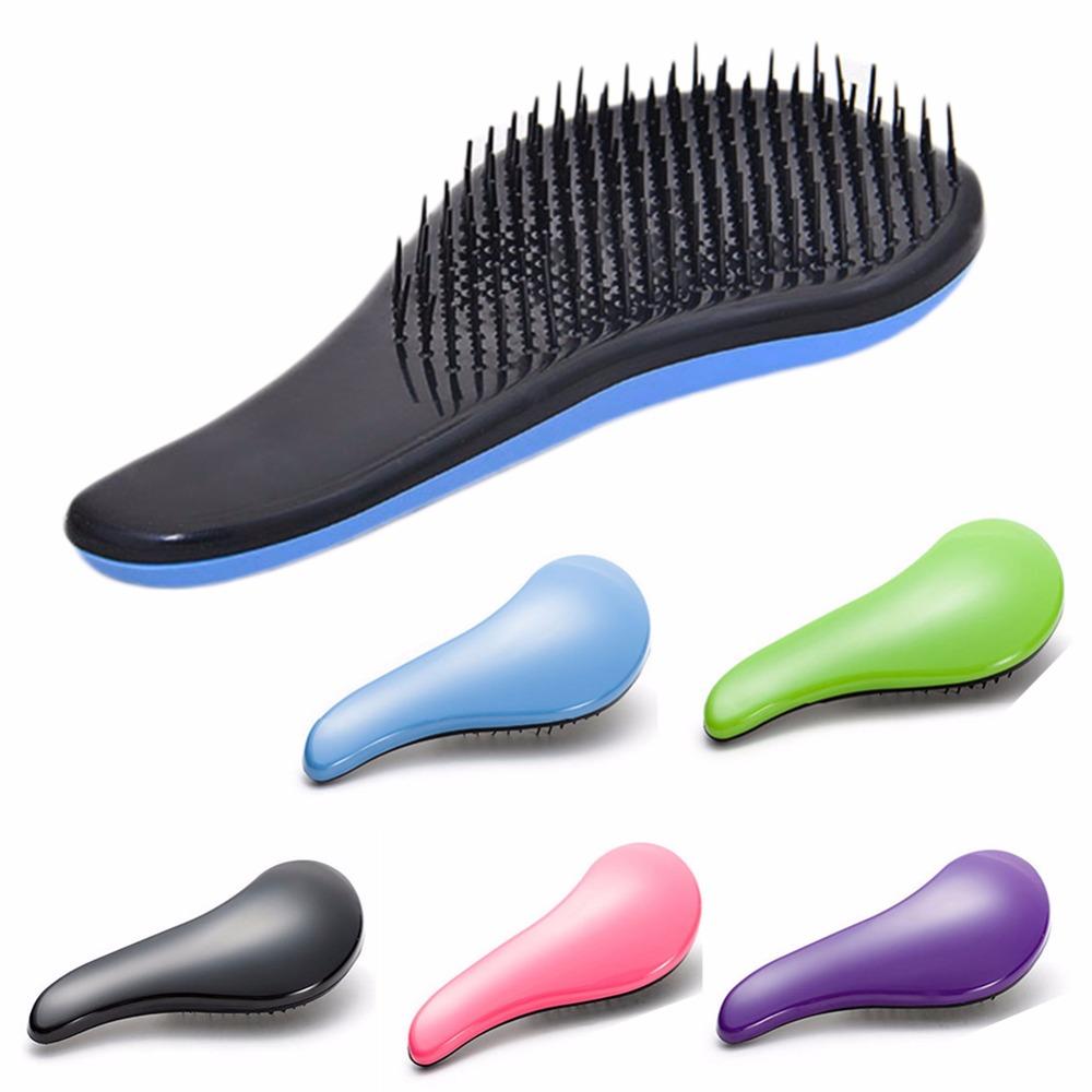 1PC 15CM Eyecatching Hair Care Styling Hair Comb Beauty Healthy Styling Care Hair Comb Shower Massager Detangle Brush - Korvel
