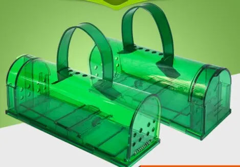 2PCS Plastic Mousetrap Bedroom Kitchen Warehouse Mousetrap With Handle Easily Catch Rats High Sensitive Pedal Trap - Korvel