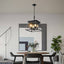 Farmhouse Chandelier  4-Light Vintage Antique Chandeliers Light Fixture For Kitchen Dining Room Living Room(No Bulbs) - Korvel