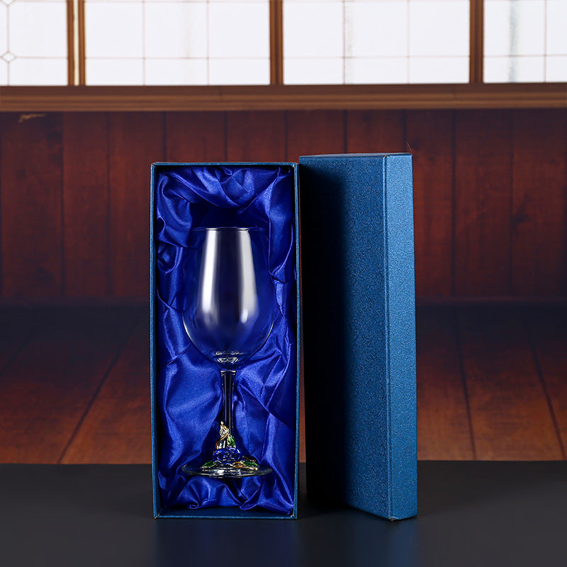 Household enamel crystal glass red wine glass goblet decanter - Korvel