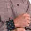 Stylish Maroon Woven Shirt for Men | Cinch Collection - Korvel