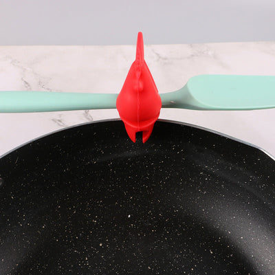 Abrazadera de Silicona en Forma de Gallo Creativo para Uso en Cocina