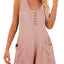 Pocketed Scoop Neck Sleeveless Romper
