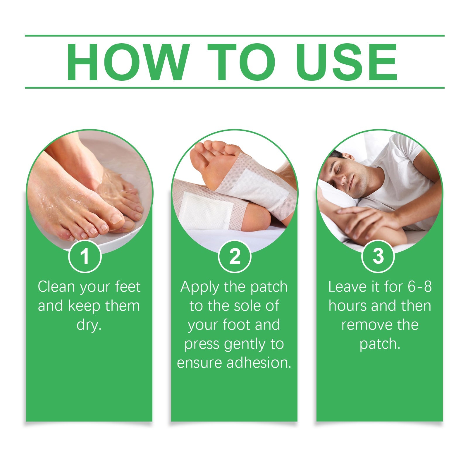 Body Care Foot Patch For Men's Body Relieves Discomfort And Comfort Foot Sole Gentle Ingredient Foot Care - Korvel