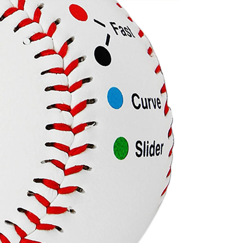 Balle de baseball d'entraînement de compétition de 9 pouces avec marqueurs de prise