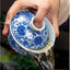 Ceramic set, three talents, covered bowl, old clay, retro kung fu tea set, tea bowl, underglaze tiger cup, Jingdezhen - Korvel