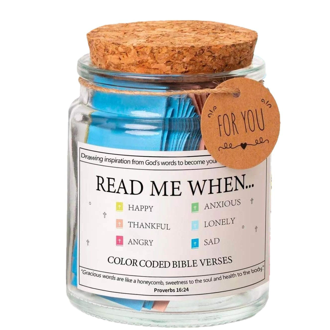 Bible Verses in a Jar - Inspirational Christian Gifts
