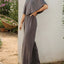 Off-Shoulder Wide Leg Jumpsuit - Korvel