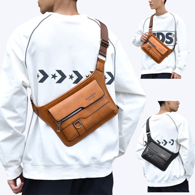 Men's Large Capacity Waterproof Crossbody Bag