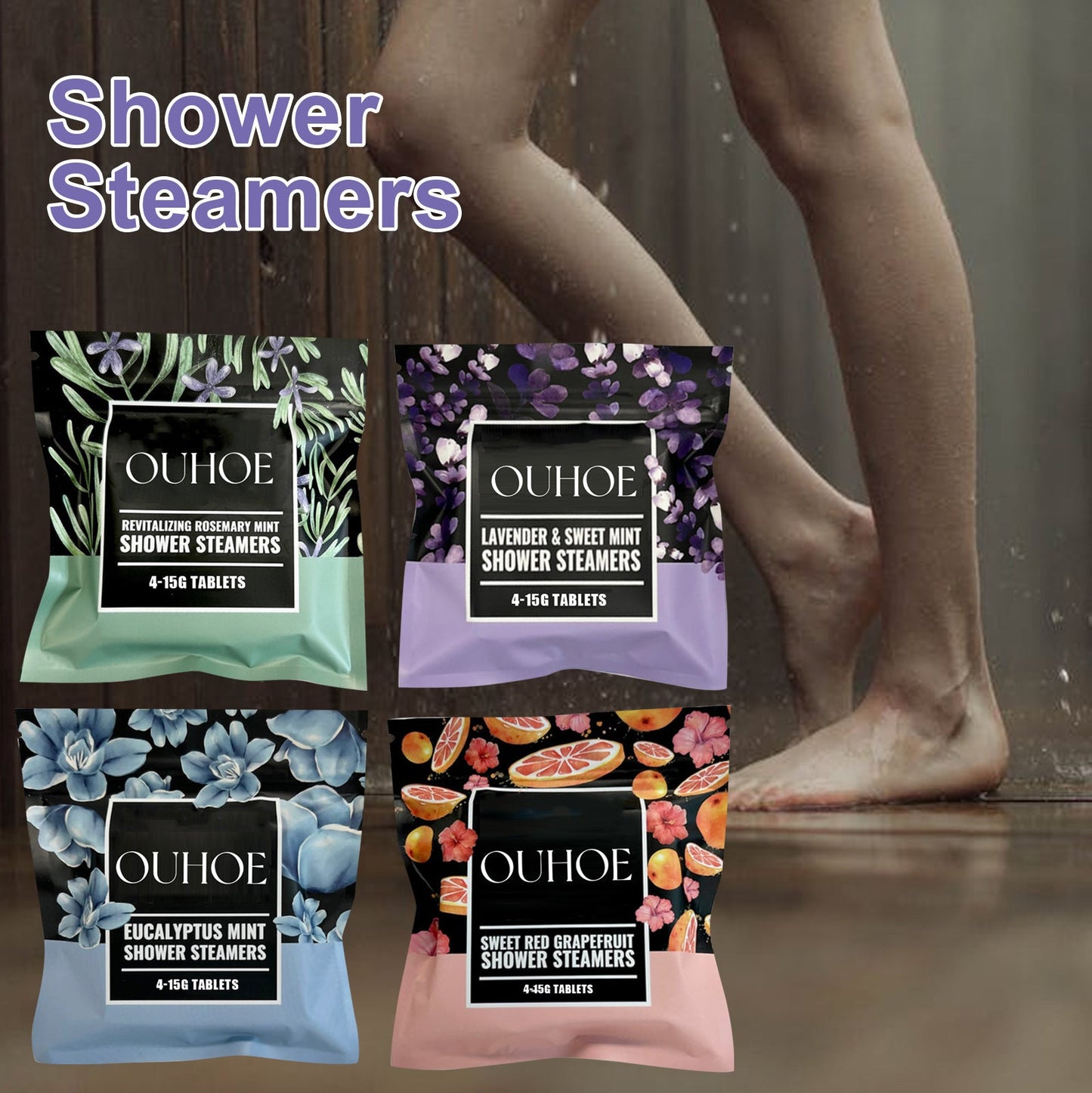 Shower Steamers, Clean Relax Moisturizing Body Relaxed And Stay Sweet Atmosphere Bath - Korvel