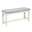 Conjunto de Mesa de Comedor de Madera de 6 Piezas TOPMAX de Estilo Mid-Century
