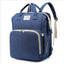 New Outdoor Folding Bag with Baby Can Sleep Mommy Bag Multi-functional Bottle Backpack Diaper Backpack - Korvel