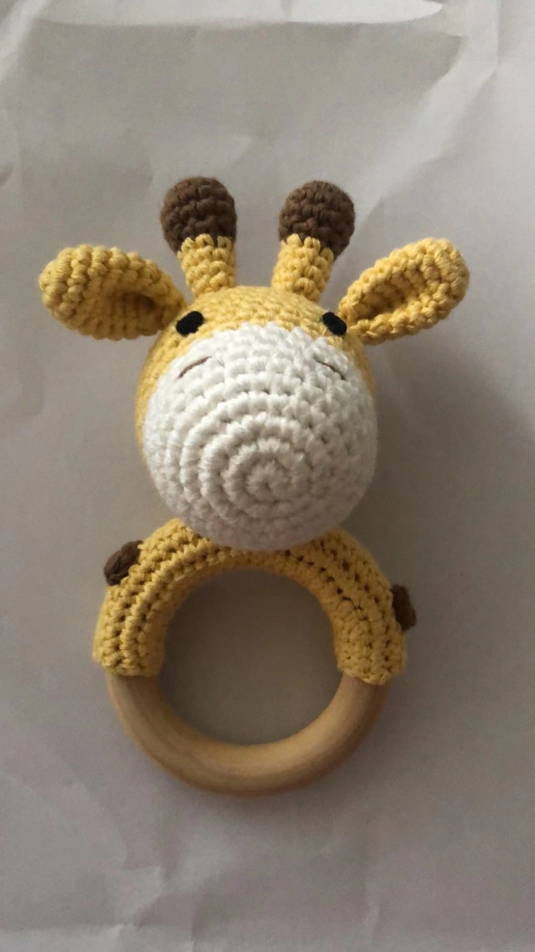 Carving Name Baby Soothing Bell Newborn Gift Bath Gift Knitted Cartoon Doll - Korvel