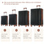 Premium 6-Piece Expandable Hard Shell Luggage Set
