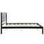 Platform Bed Frame with Headboard, Wood Slat Support, No Box Spring Needed  Full Espresso - Korvel