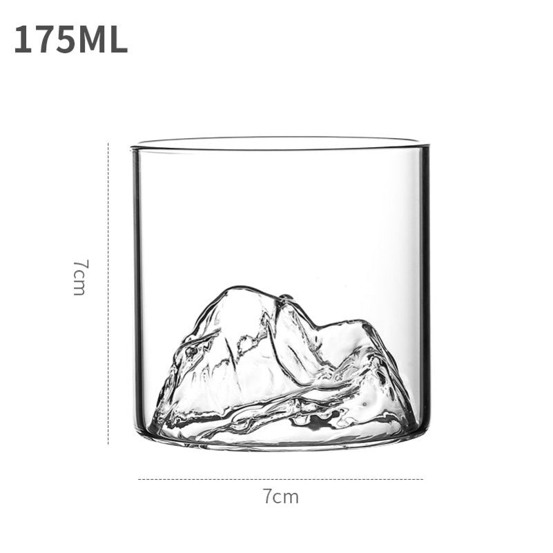 Mountain Viewing Cup - Elegant Glass Tea Cup