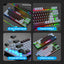 Gaming Keyboard Colorful LED Backlight Office Keyboard for Desktop Typing PC - Korvel