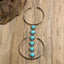 Bohemian style geometric metal arm ring Leg Chain minimalist imitation turquoise arm chain - Korvel