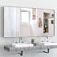 Large Movable Tray Bathroom Mirror with Aluminum Frame