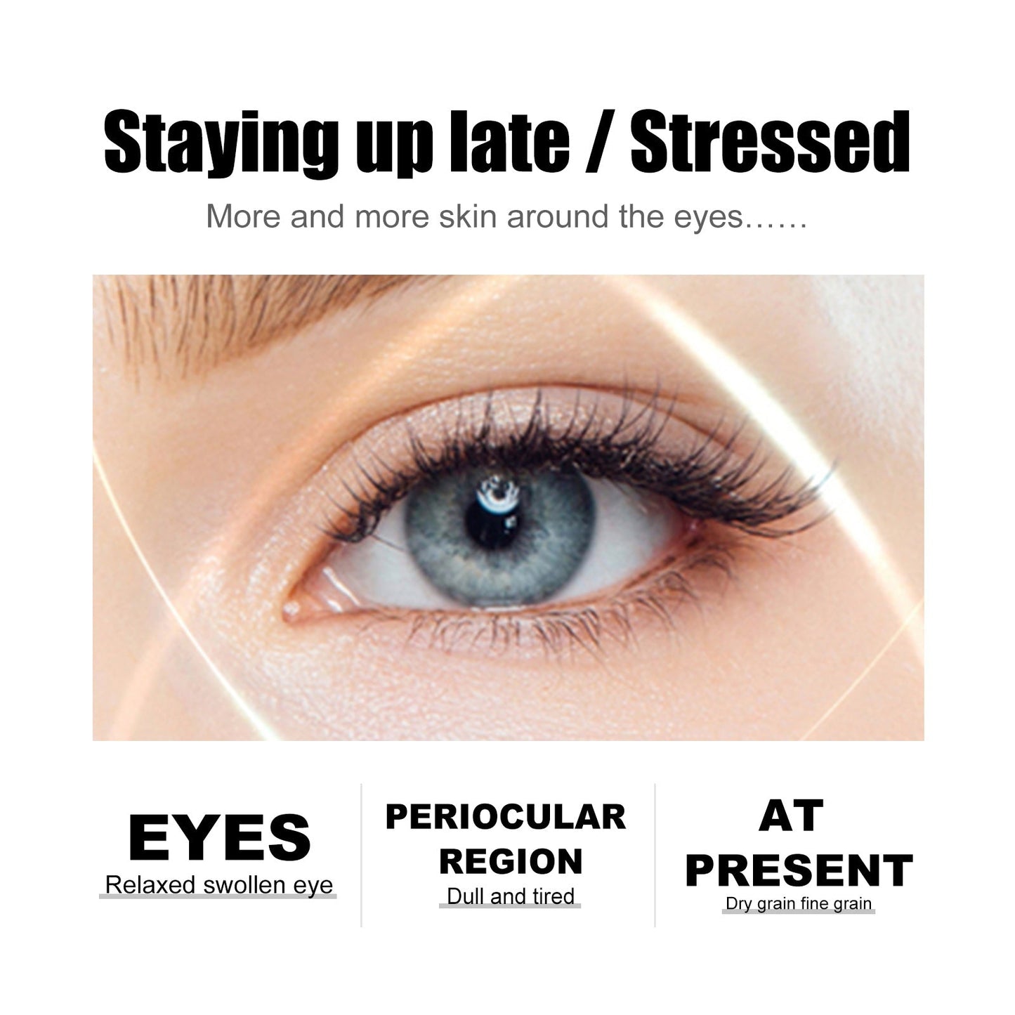 Crème pour les yeux premium pour les ridules et l'hydratation