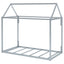 Metal House Shape Platform Bed - Twin Size