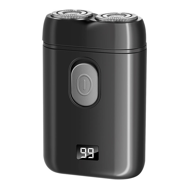 Rasoir Électrique Rotatif Portable à Double Tête