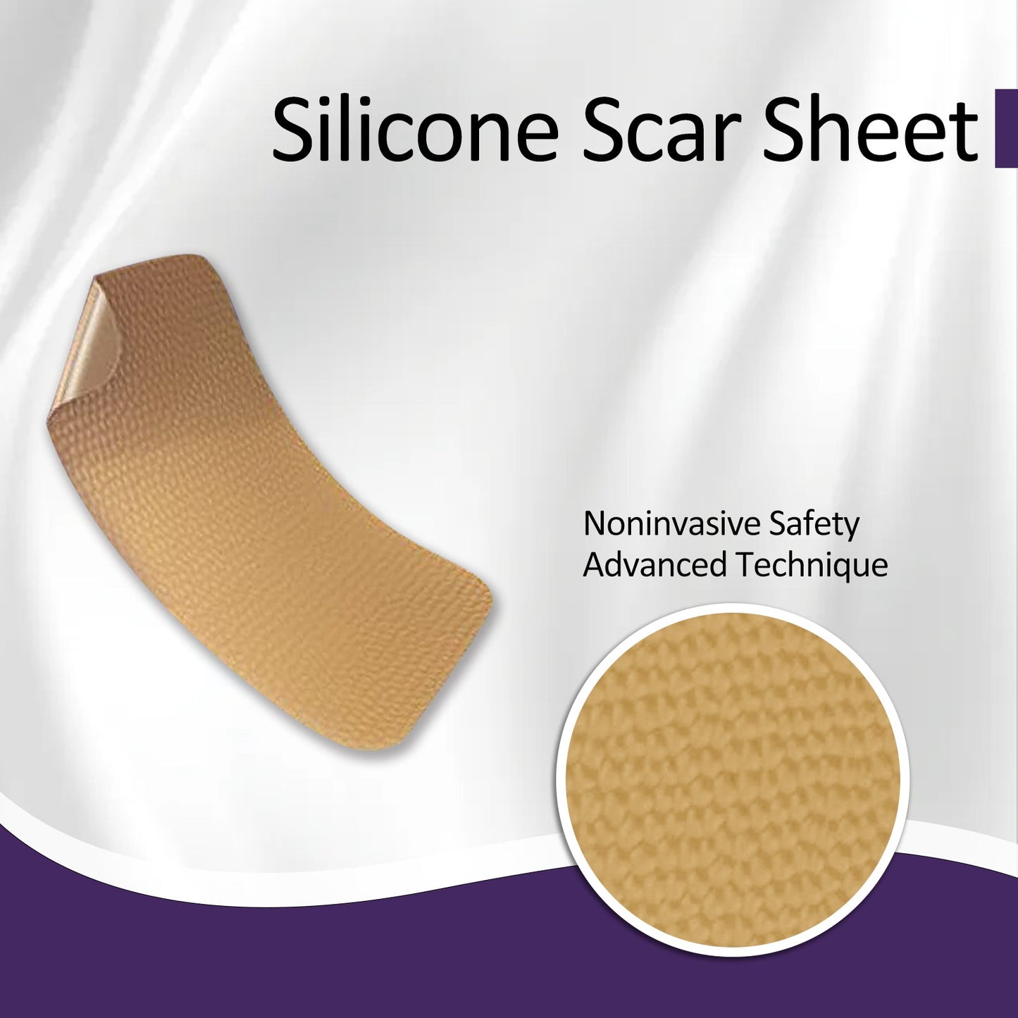 Silicone Scar Patch, Reduces Stretch Marks And Hyperplasia Of Caesarean Section Scars Silicone Patch - Korvel