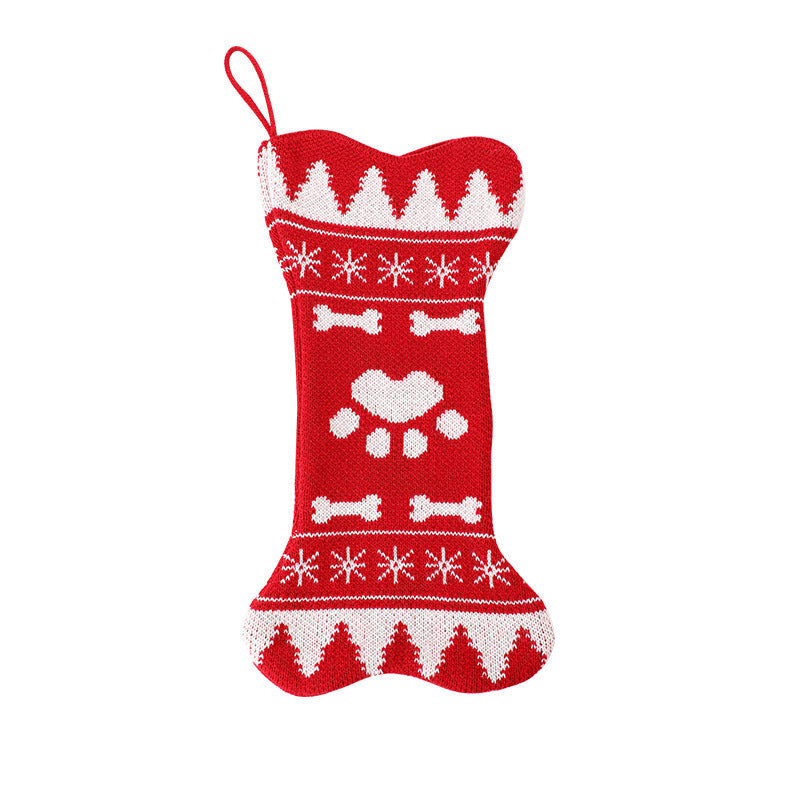 Christmas Decorations Bone Socks Bone Christmas Socks Pendants Christmas Decorations Candy Gift Bags - Korvel