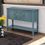 REXM Cambridge Series Retro Console Desk with Storage