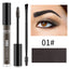 Romantic Beauty Two-Headed Brow Brush For Long-Lasting Styling Waterproof Perspiration-Proof Brow Dye - Korvel