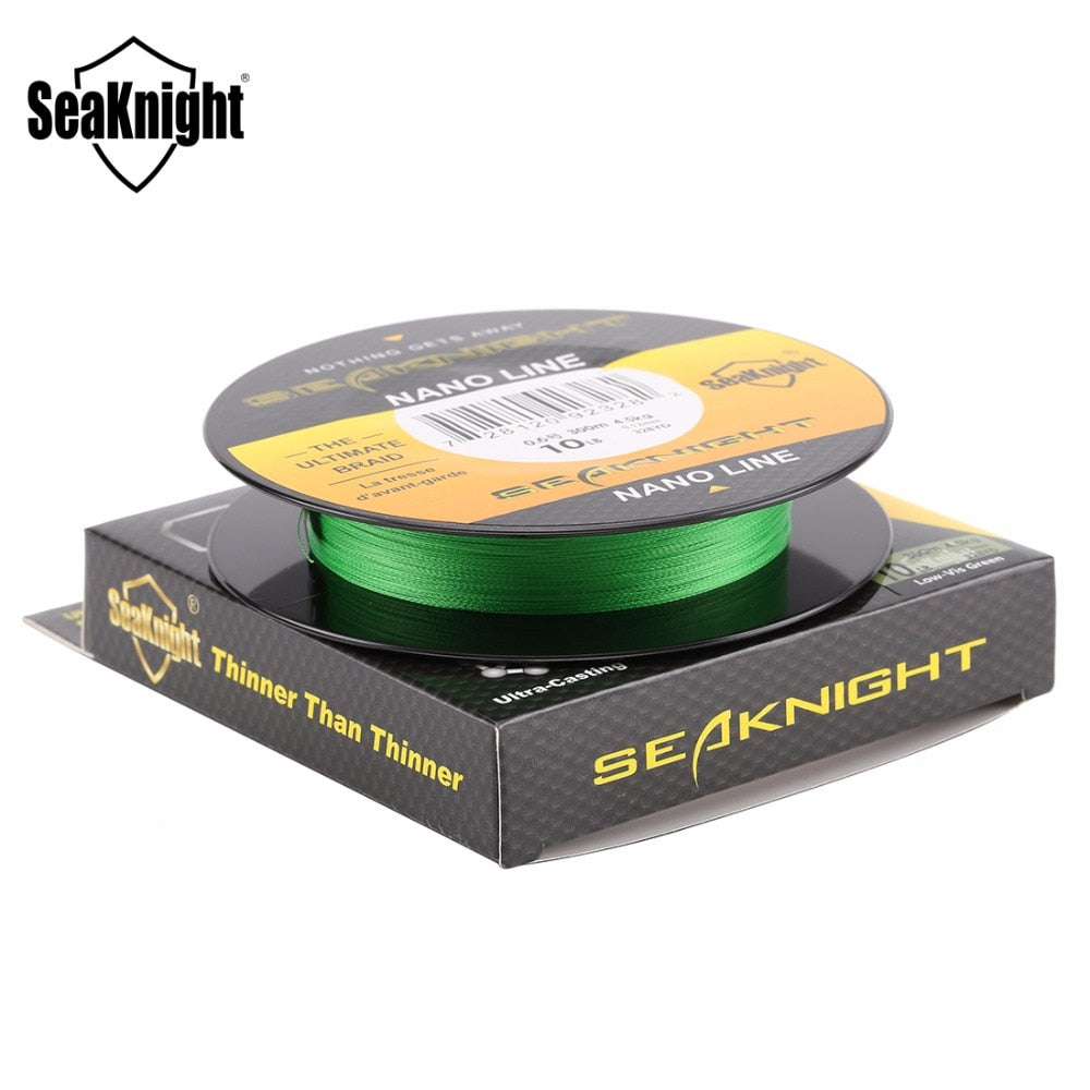 SeaKnight NANO 100M 300M 4 Strands Braided Fishing Lines Multifilament PE Fishing Line 4LB 6LB 8LB 10LB  Diameter 0.07-0.12mm - Korvel