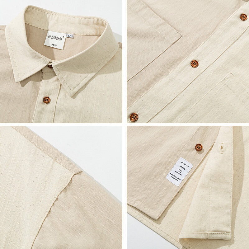 Color blocking short sleeves - Korvel