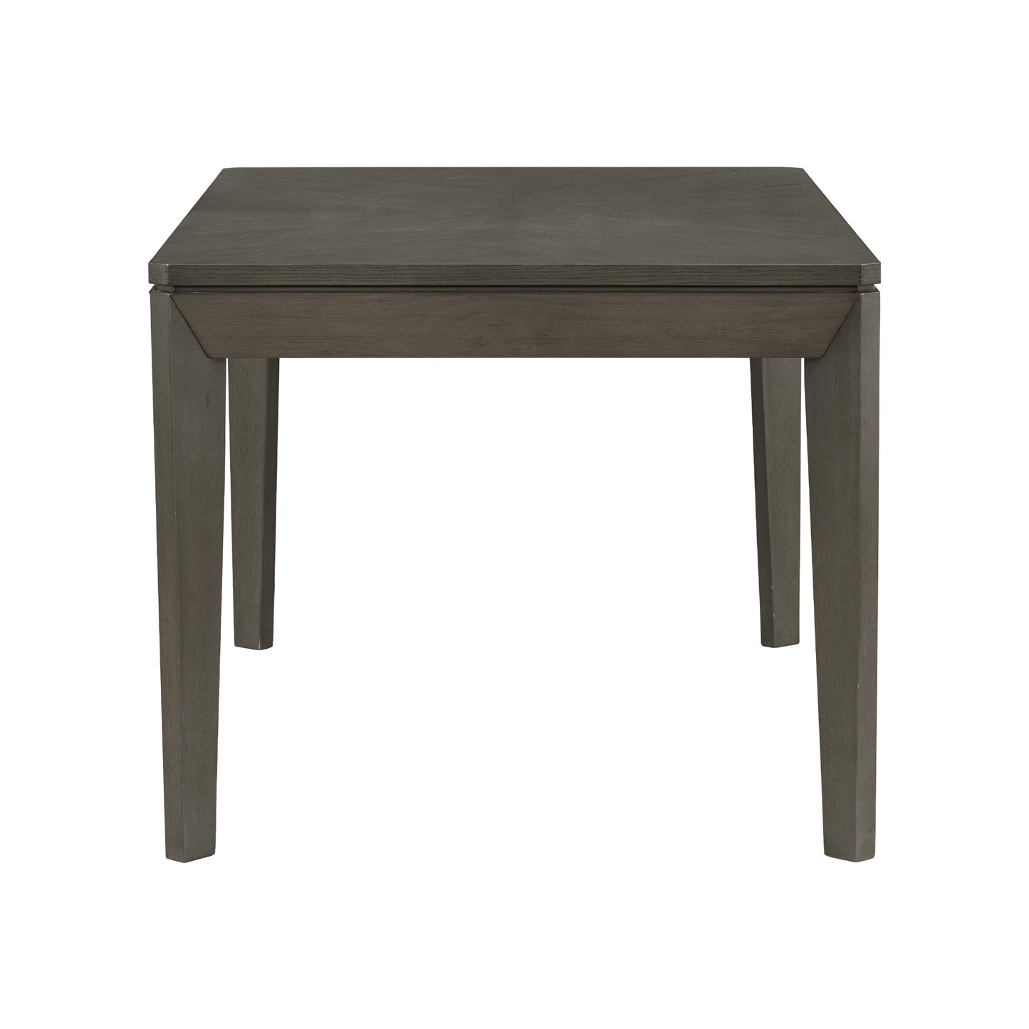 TOPMAX 6-Piece Dining Table Set with Upholstered Dining Chairs and Bench Farmhouse Style Tapered Legs Dark Gray+Beige - Korvel