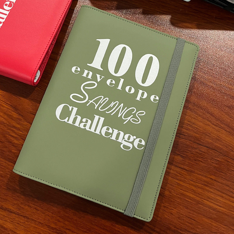 100 Envelope Challenge Binder for Savings Tracking
