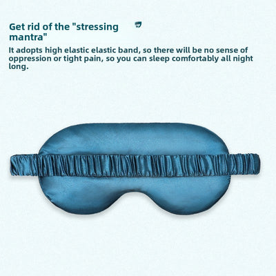 Double-Sided Satin Silk Eye Mask for Comfortable Sleep