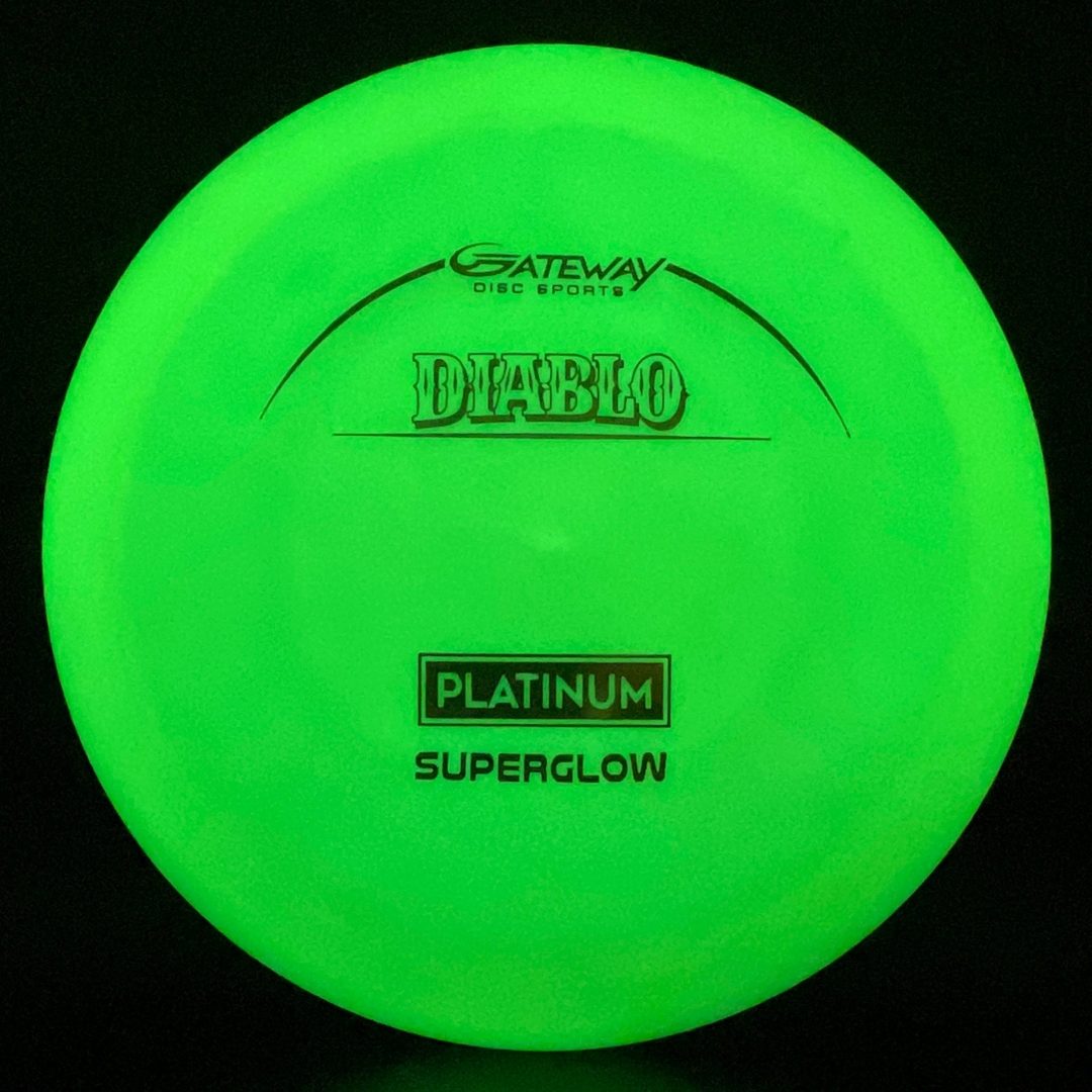 Platinum Superglow Diablo Disc Golf Driver