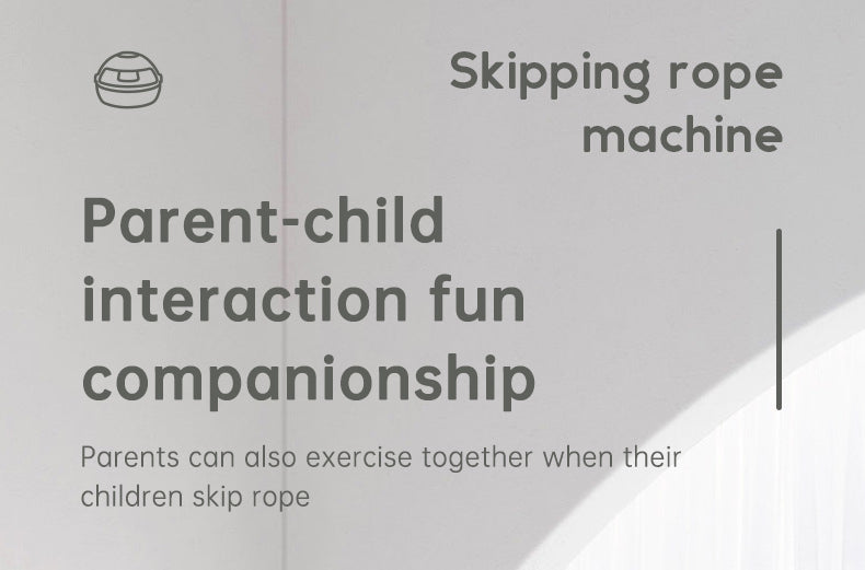 Smart Rope Skipping Machine Smart Jump Rope Machine 10-level Speed Adjustment Led Seven-color Light Wireless Music Function - Korvel