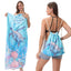 Two-in-One Foldable Beach Towel with Storage Bag