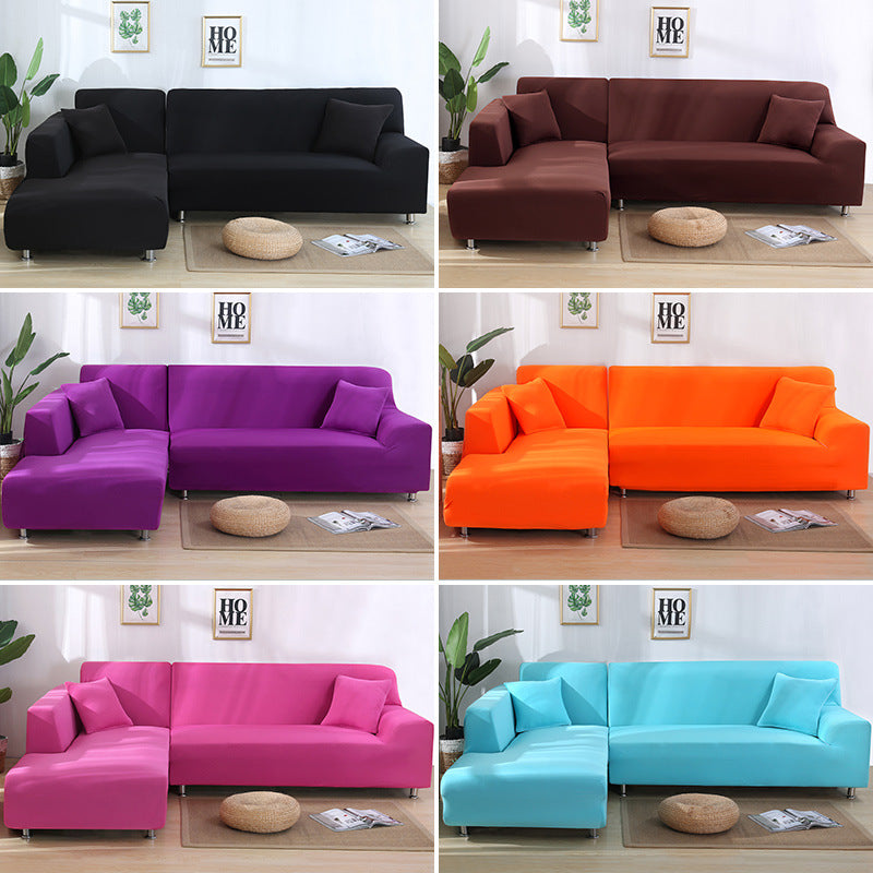 Premium Elastic L-Shaped Sofa Cover for Modern Homes