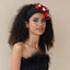 Handmade fabric side three-dimensional flower headband - Korvel