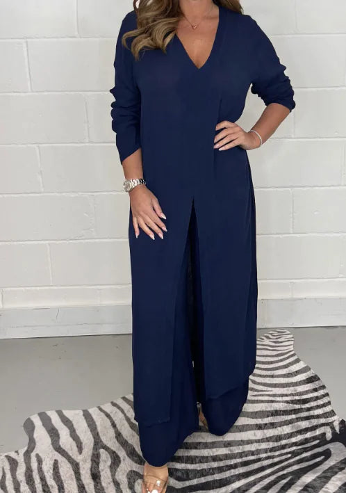 GlobalChic Trousers Suit for Modern Women