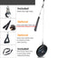 Fitness DIY Pulley Cable Machine Attachment System Arm Biceps Triceps Blaster Hand Strength Trainning Home Gym Workout Equipment - Korvel
