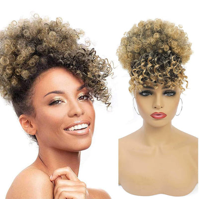 Premium African Fluffy Wig with Bangs