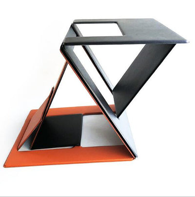Multi-angle adjustable portable mobile phone lazy stand universal folding tablet computer table stand for iPhone / ipad - Korvel