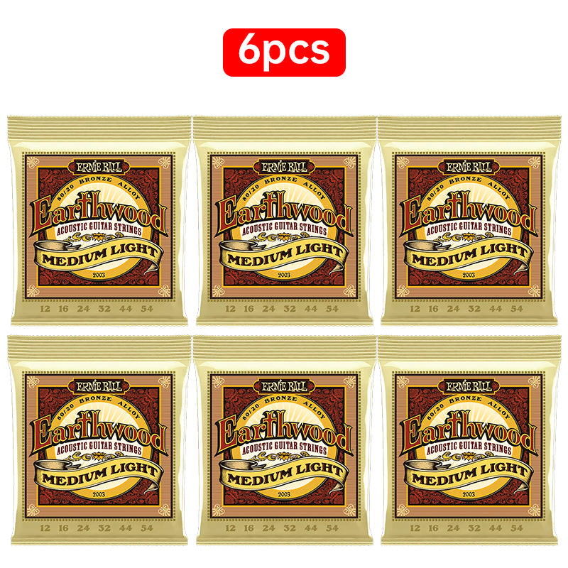 Cuerdas de Guitarra Clásica Ernie Ball - Colección de 6 Juegos