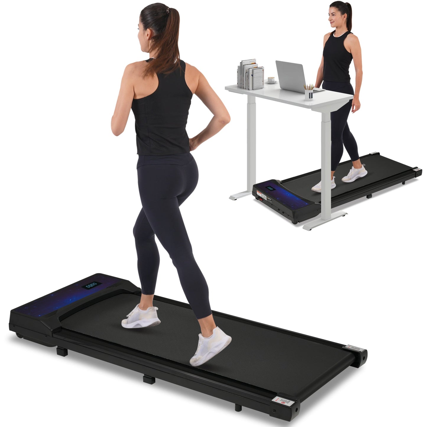 8.10 Under Desk Treadmill - 2.5HP, 300LBS Capacity